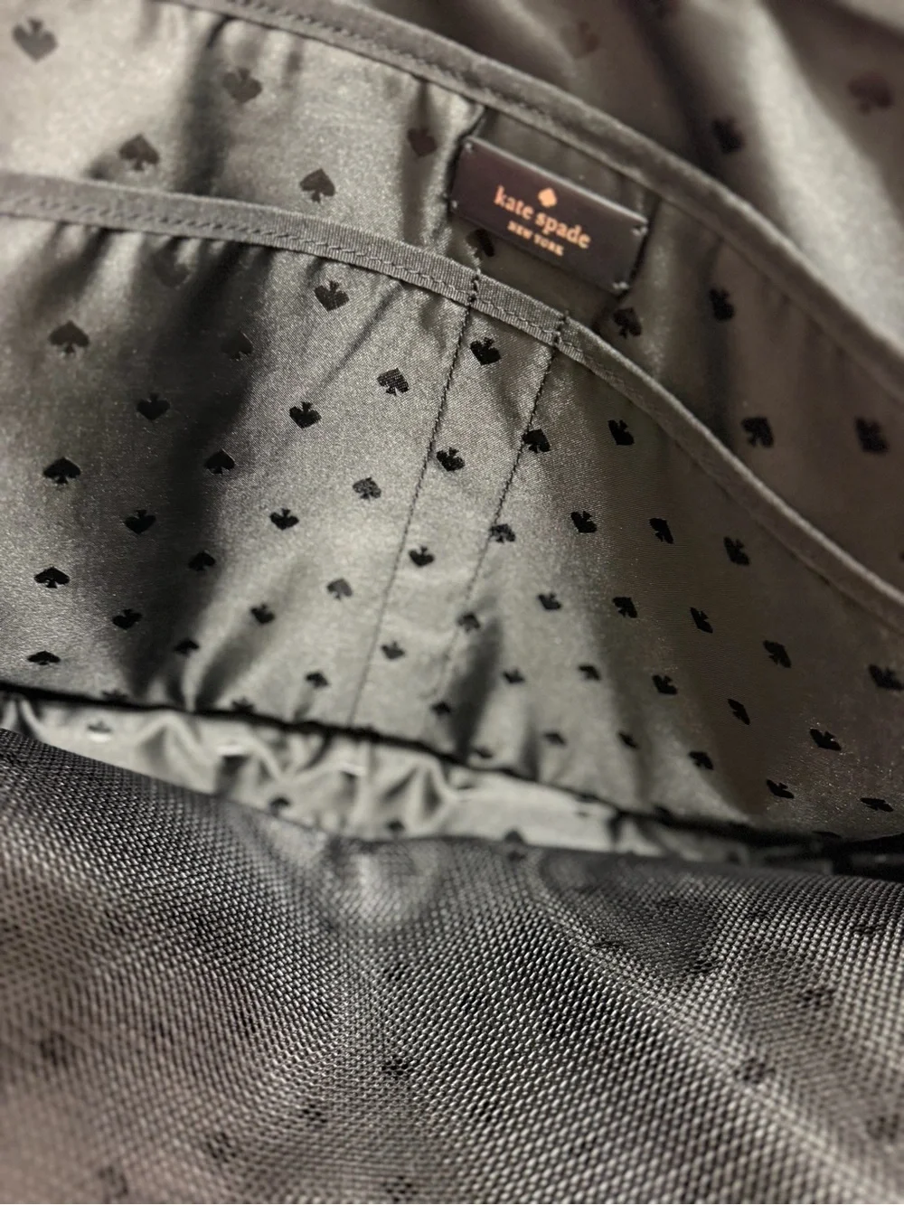 Kate Spade New York Women's Chelsea Nylon Laptop Messenger Handbag (Black NWOT